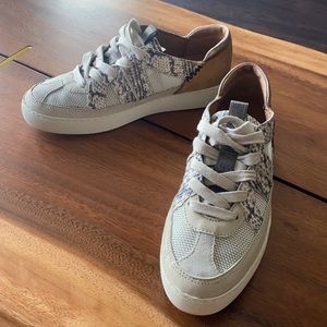 Frye Sneak Print Leather Sneakers